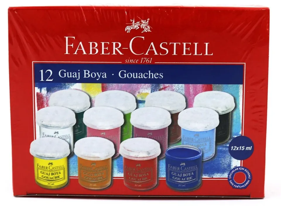 FABER CASTELL 12 RENK GUAJ BOYA