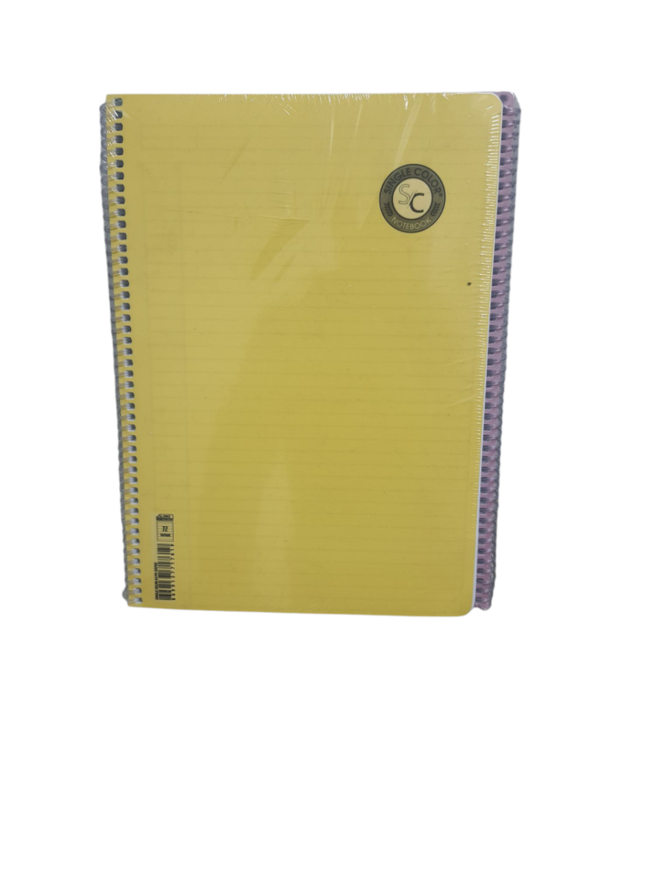 72 YP A4 TELLİ PP KAPAK ÇİZGİLİ DEFTER 12 Lİ