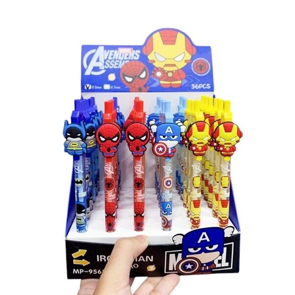 AVENGERS IRON MAN MP-9568 FİGÜRLÜ VERSATİL KALEM 0.7 36 LI