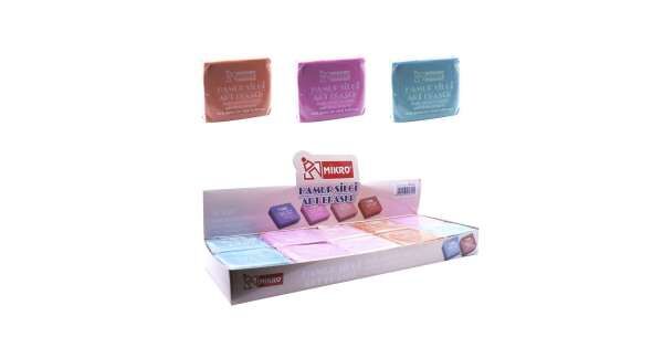 MİKRO ST.HS-22 PASTEL RENK BÜYÜK HAMUR SİLGİ 20 Lİ
