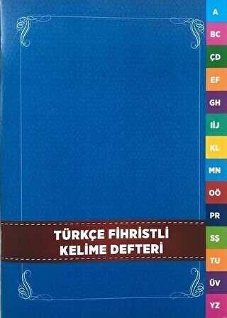 TÜRKÇE KELİME FİHRİST 8 Lİ