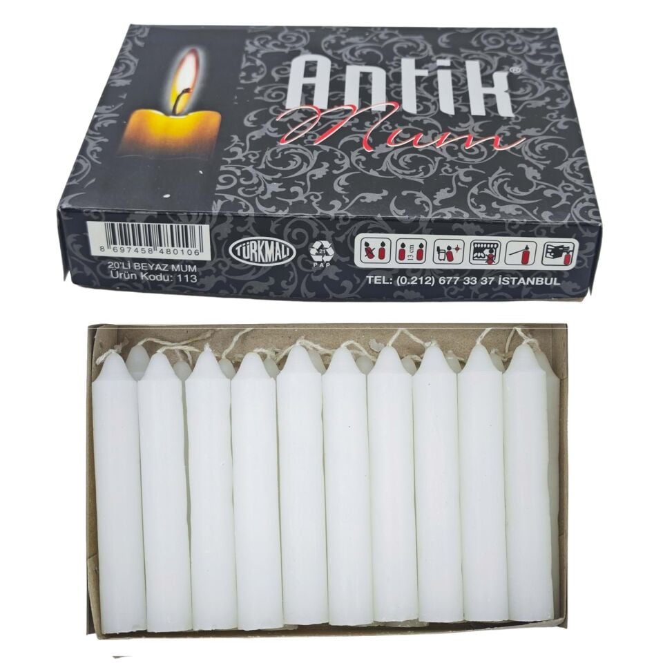 ANTİK MUM 20 Lİ