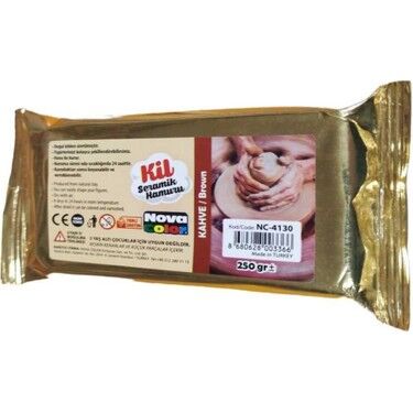 Nova Color Kahverengi̇ Ki̇l Hamuru 250 gr