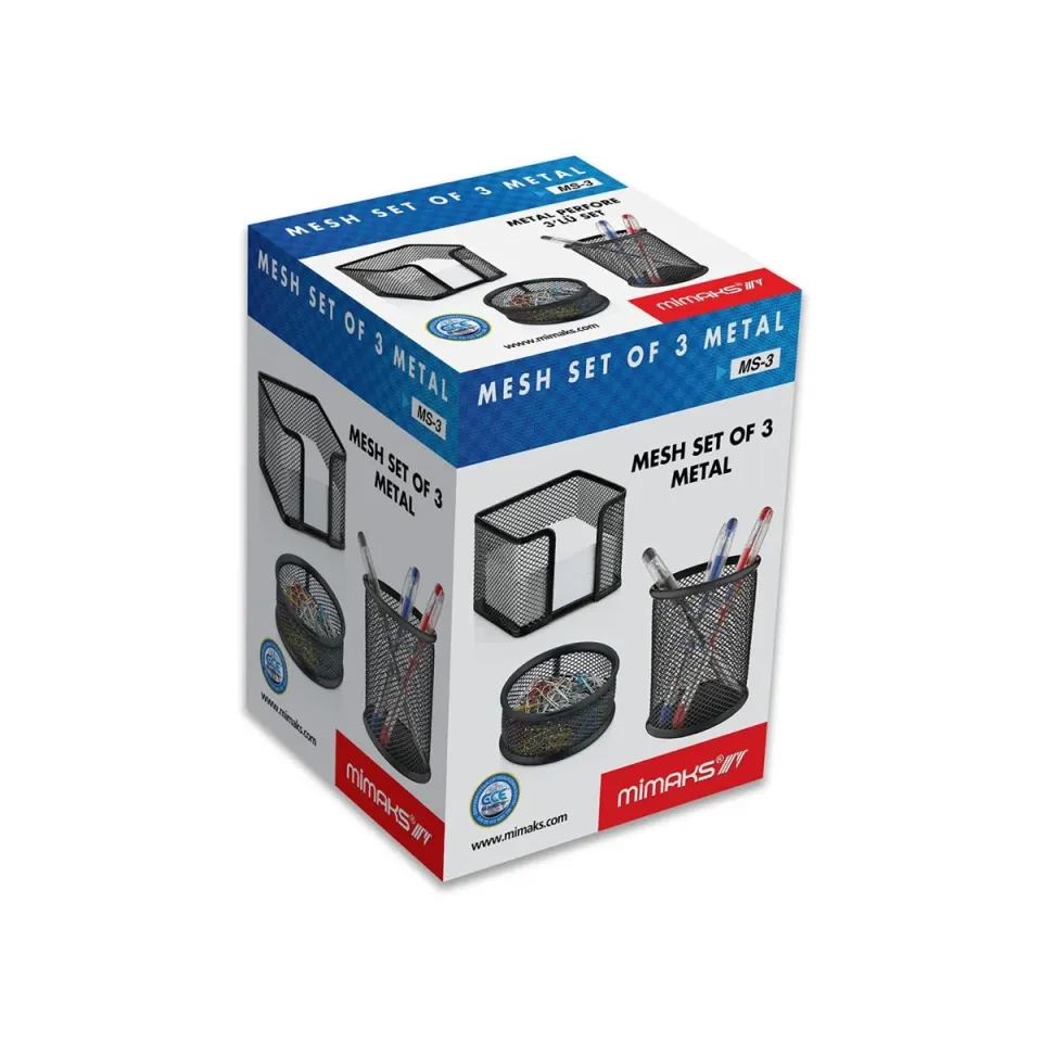 MİMAKS MS-3/S 3 LÜ METAL PERFORE SET