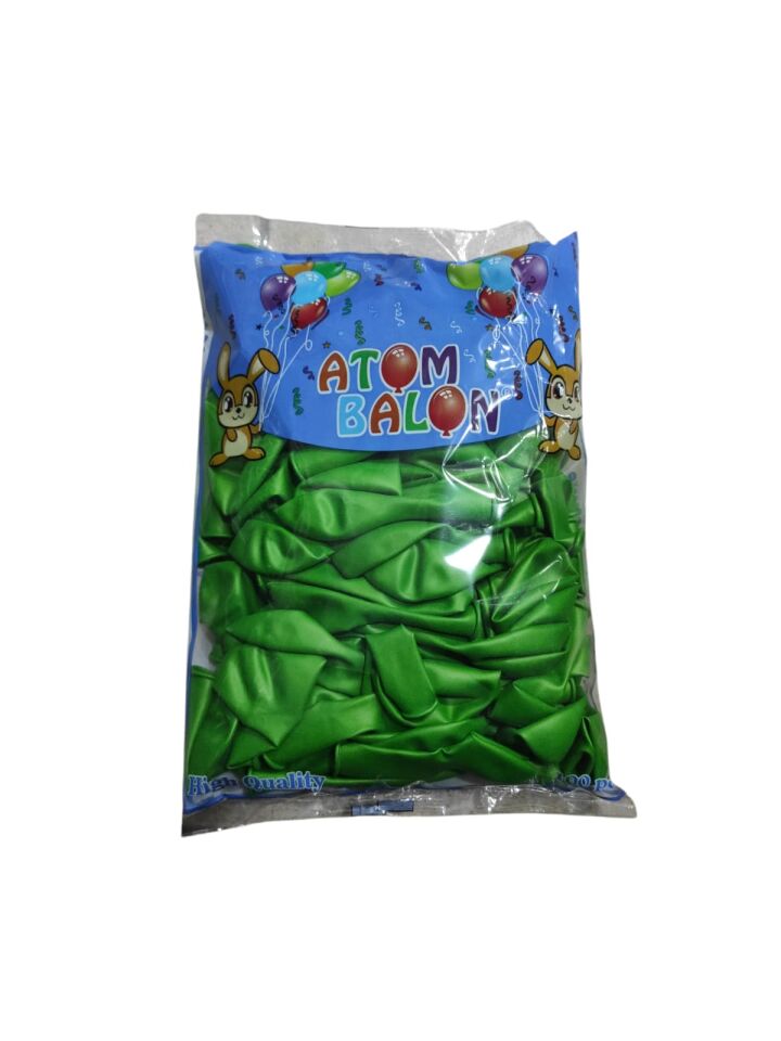 ATOM BALON YEŞİL 100 LÜ