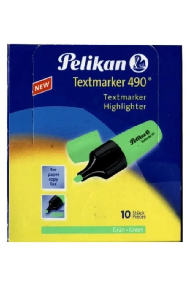 PELİKAN 490 FOSFORLU İŞARETLEME KALEMİ 10 LU