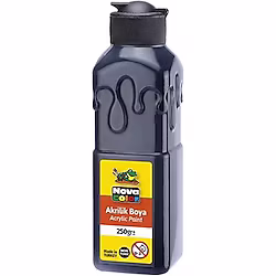 NOVA COLOR AKRİLİK BOYA 180 GR SİYAH NC 1006