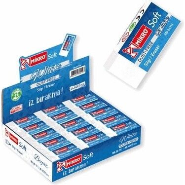 MİKRO BEYAZ SİLGİ 24 LÜ