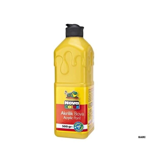 NOVA COLOR AKRİLİK BOYA SARI NC-381 500 GR