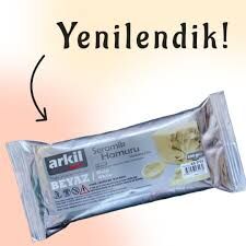 ARKİL SERAMİK KİL HAMURU BEYAZ 250 GR