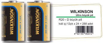 WİLKİNSON R20 BÜYÜK PİL 24 LÜ