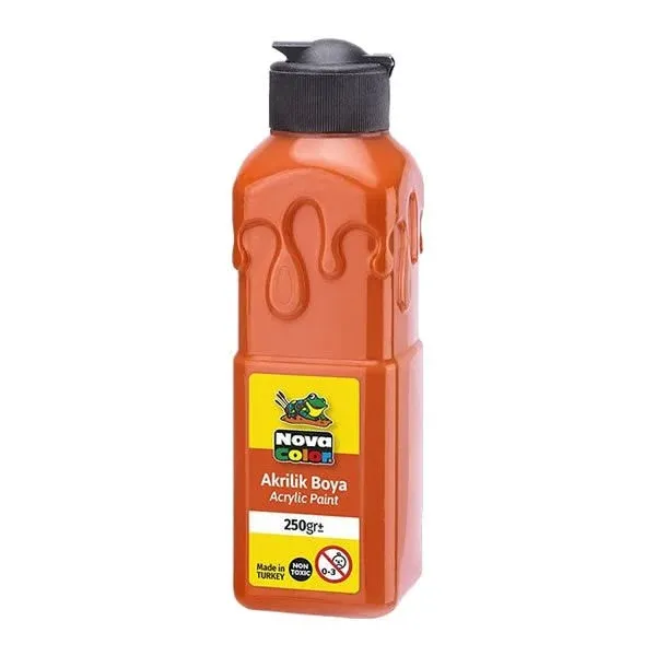 NOVA COLOR AKRİLİK BOYA 180 GR TURUNCU NC 1008