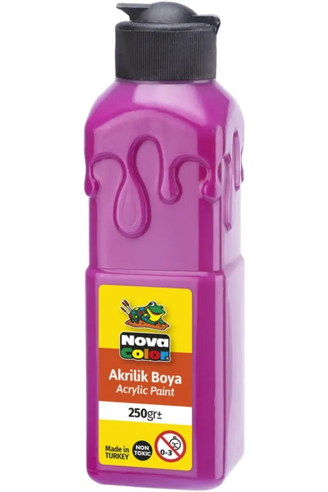 NOVA COLOR AKRİLİK BOYA 180 GR MOR  NC 1009