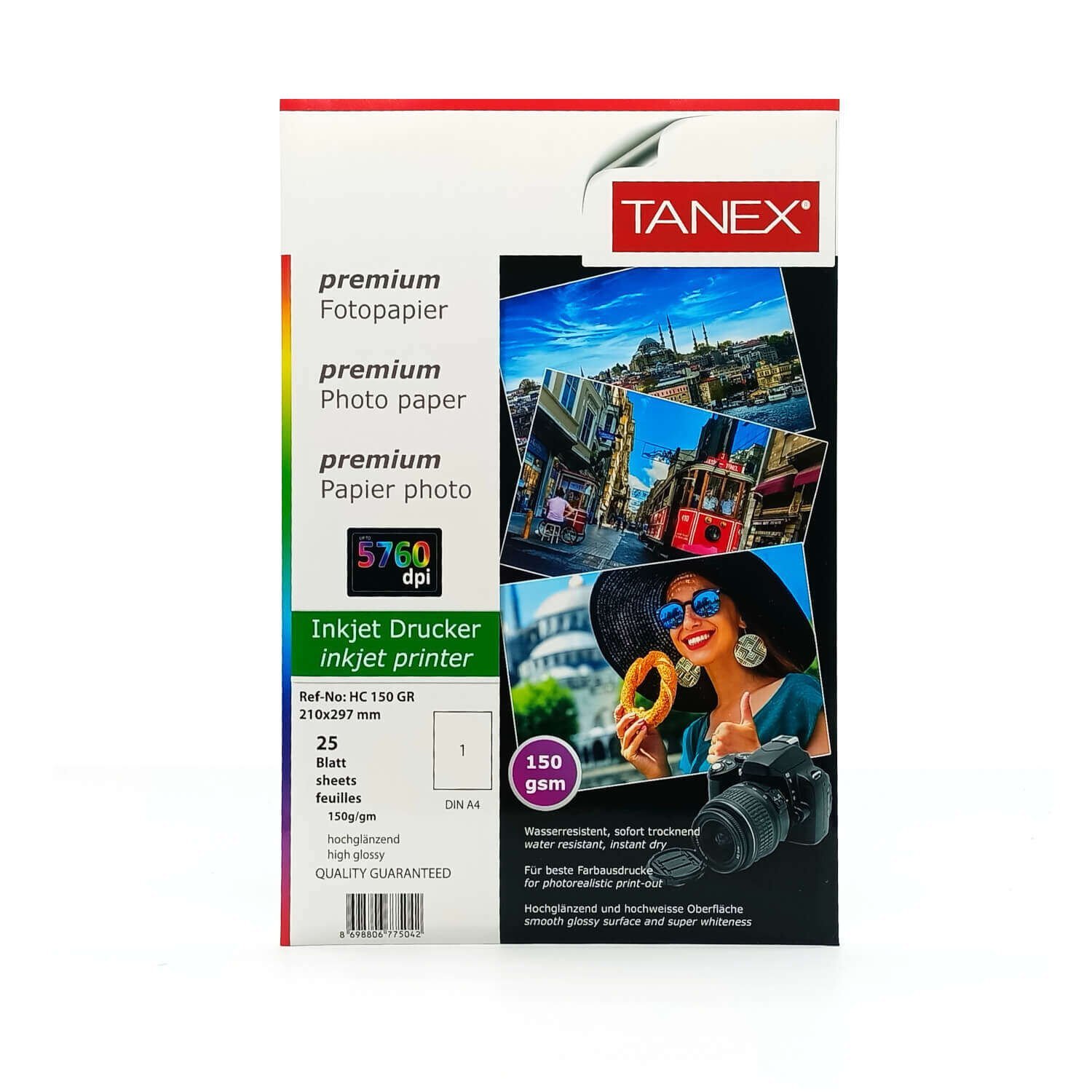TANEX FOTOĞRAF KAĞIDI 150 GR 25 Lİ