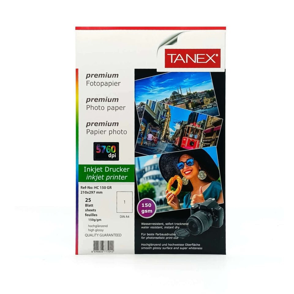 TANEX FOTOĞRAF KAĞIDI 150 GR 25 Lİ