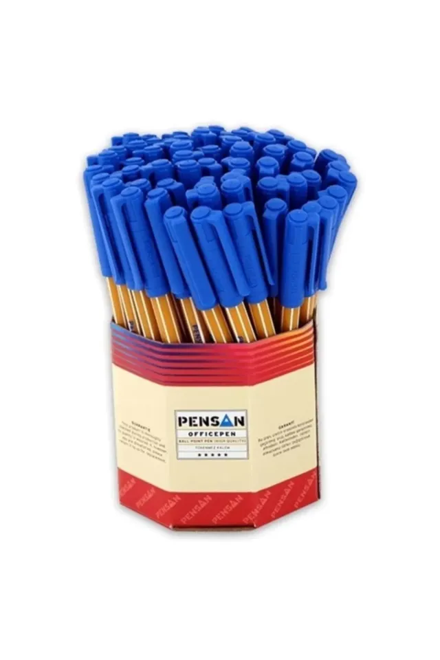 PENSAN OFFICE PEN MAVİ 60 LI *24