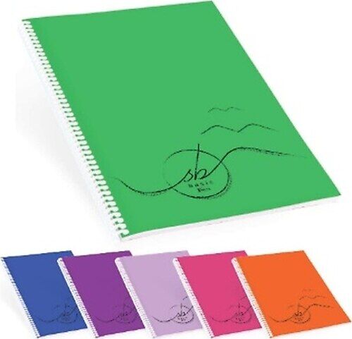 SİNGLE COLOR PP KAPAK 120 YP SPİRALLİ ÇİZGİLİ DEFTER 12 Lİ