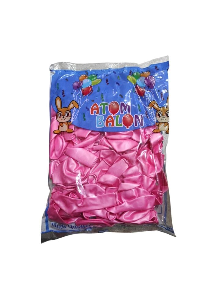 METALİK PEMBE BALON 100 LÜ