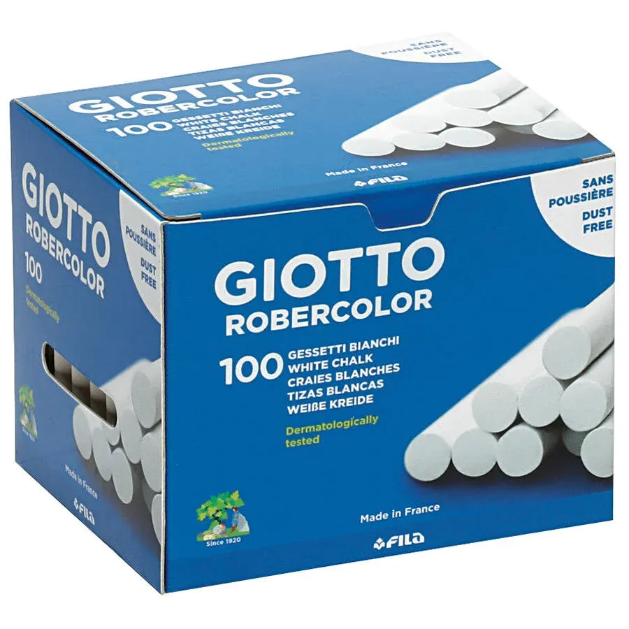 GIOTTO ROBERCOLOR BEYAZ TEBEŞİR 100 LÜ