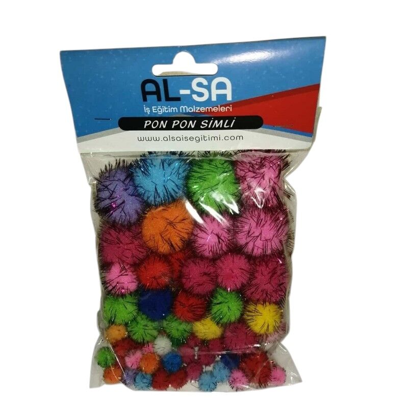 ALSA KARIŞIK PONPON SİMLİ 12 Lİ
