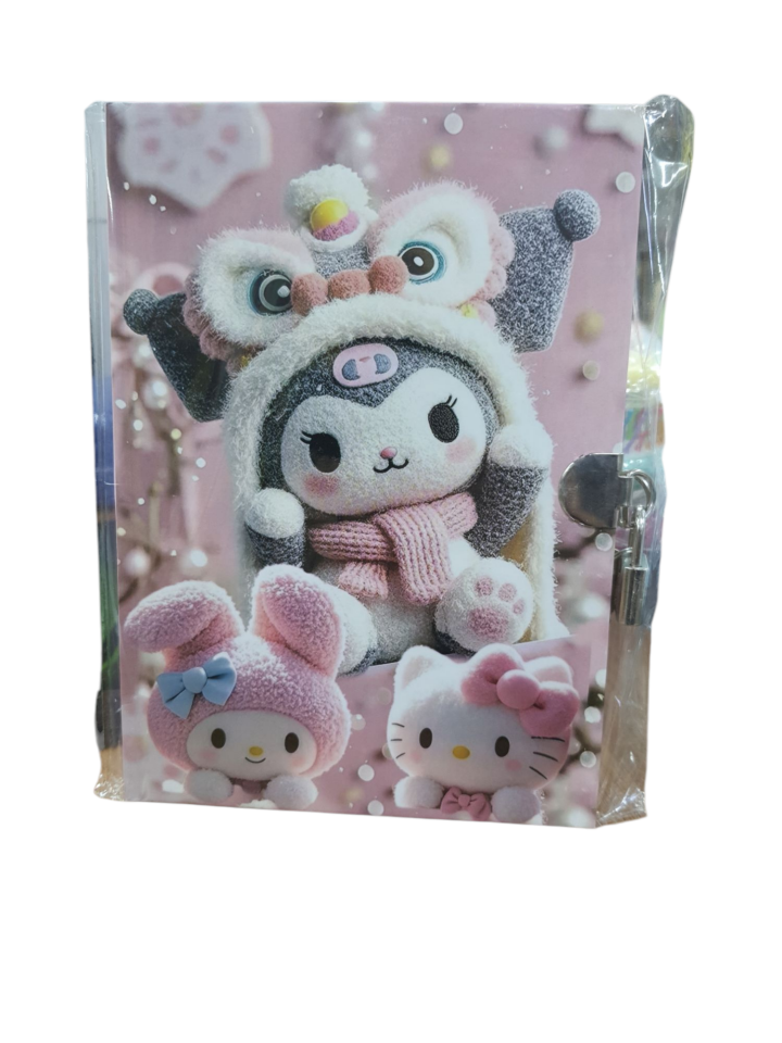 KUROMİ KİLİTLİ HATIRA DEFTERİ