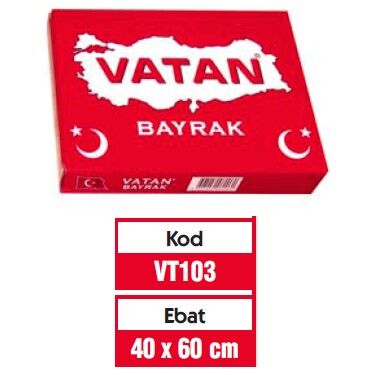 VATAN POLYESTER BAYRAK 40x60