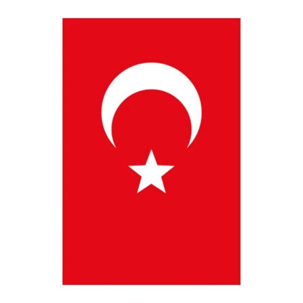 KALE TÜRK BAYRAĞI  80 120 BEZ