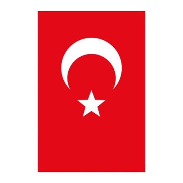 KALE TÜRK BAYRAĞI  80 120 BEZ