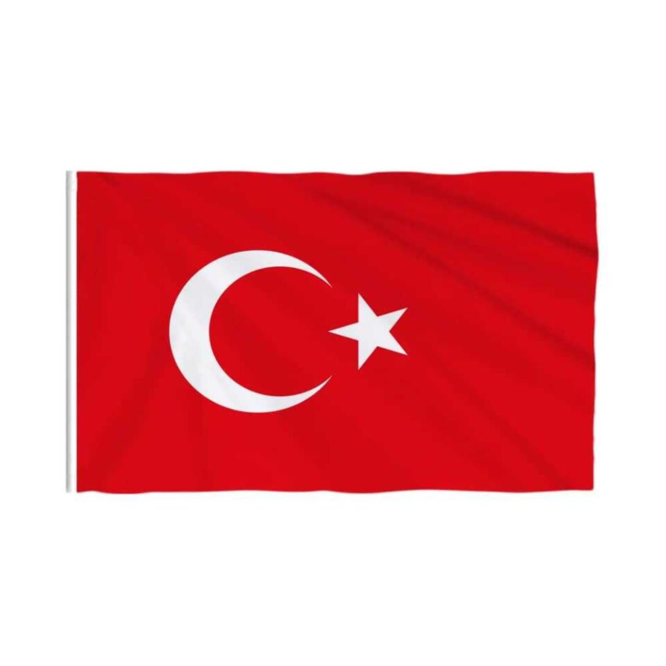 KIRMIZI BEYAZ BAYRAK 150X225