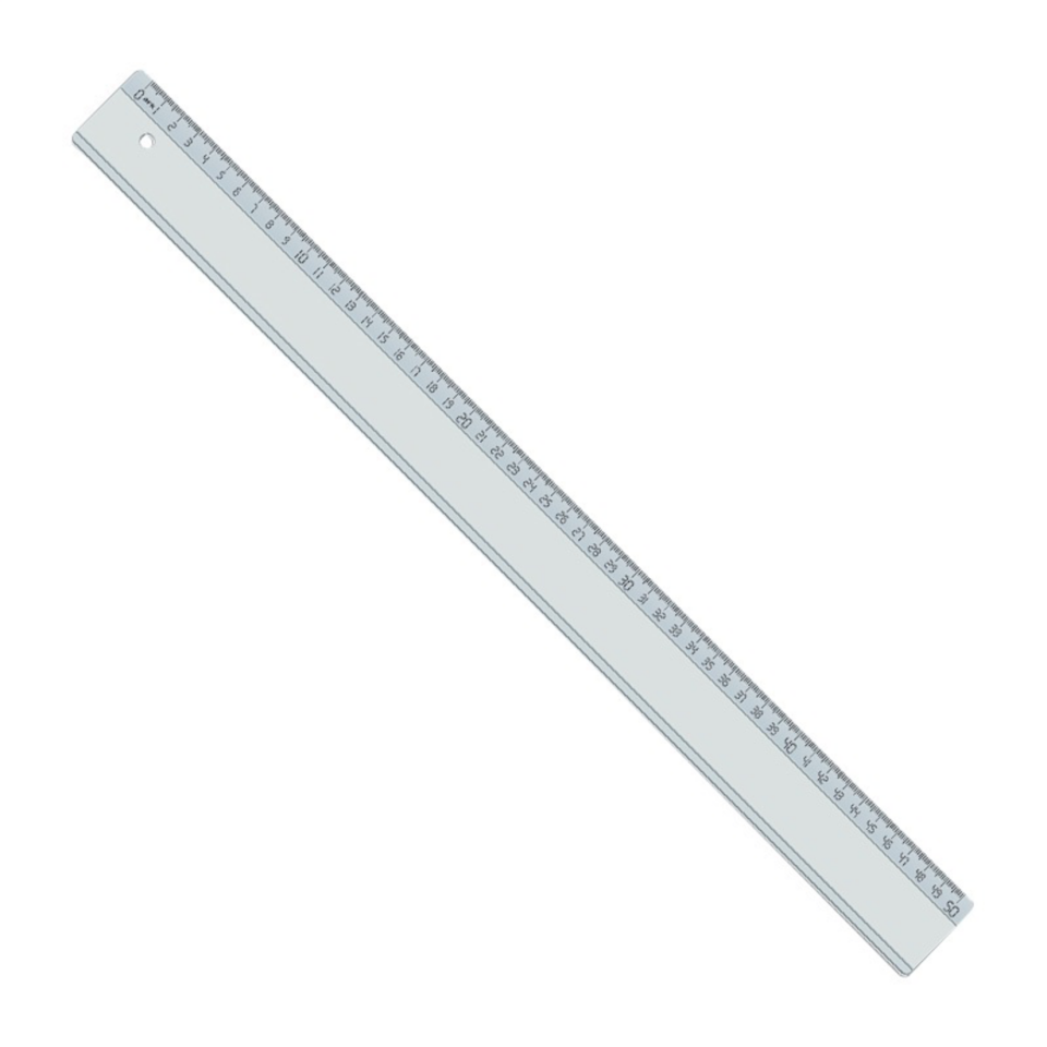 ARK 50 cm ŞEFAF CETVEL 10 LU