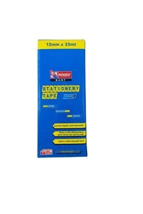 MİKRO  12MM 33MT PARA BANDI 12 Lİ