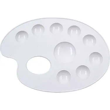 MİRADO OPS OVAL RESİM PALETİ BEYAZ 24 LÜ