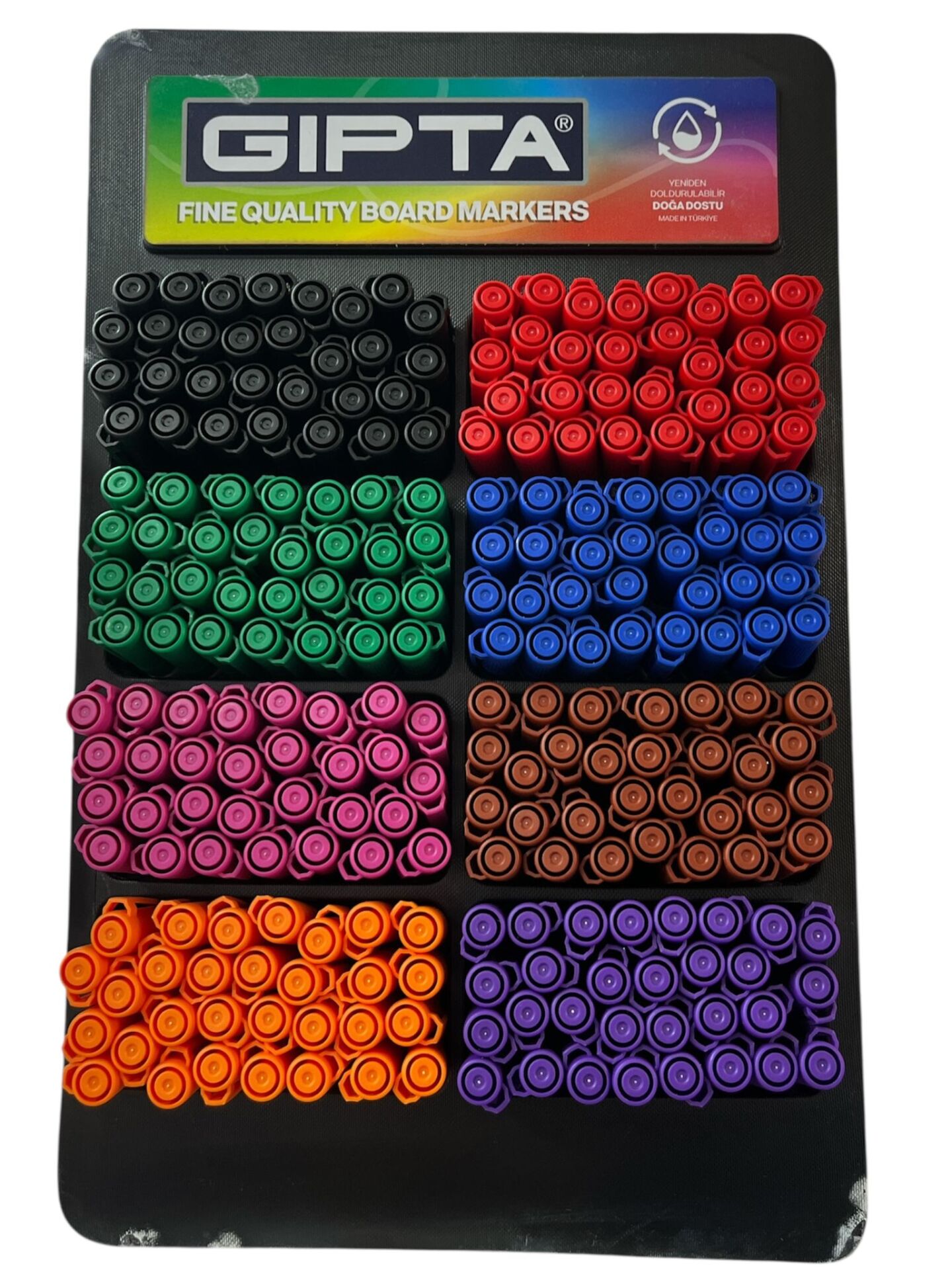 GIPTA F137 DOLDURULABİLİR TAHTA KALEMİ STAND 240 LI