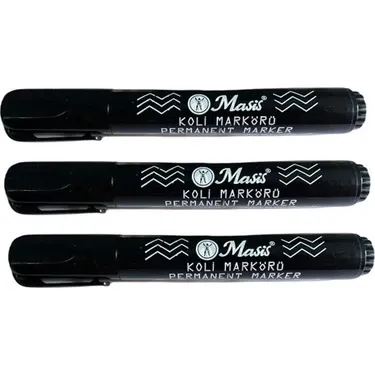 MASİS PARMAMENT  KOLİ KALEMİ SİYAH 12 Lİ