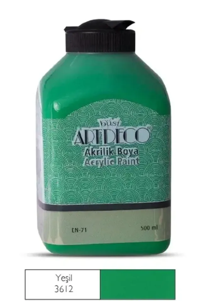 ARTDECO AKRİLİK BOYA YEŞİL 500 ML