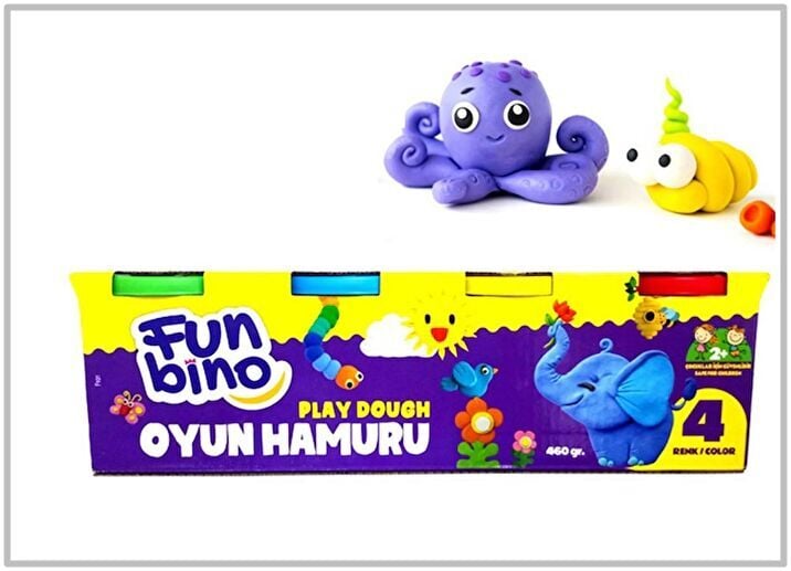 FUN BİNO OYUN HAMURU 460 GR 4 LÜ