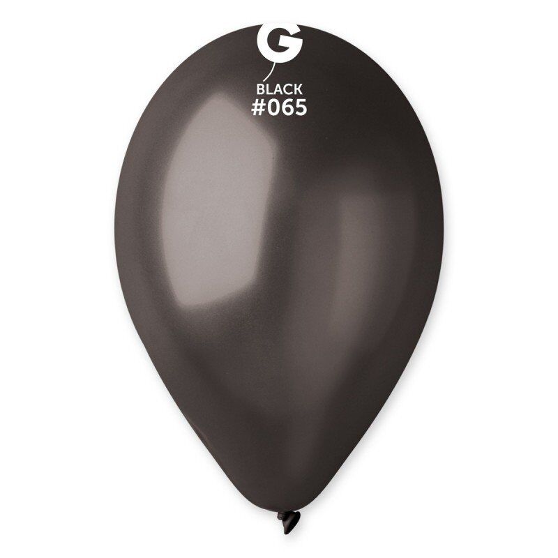 GEMAR METALİK BALON SİYAH 100 LÜ