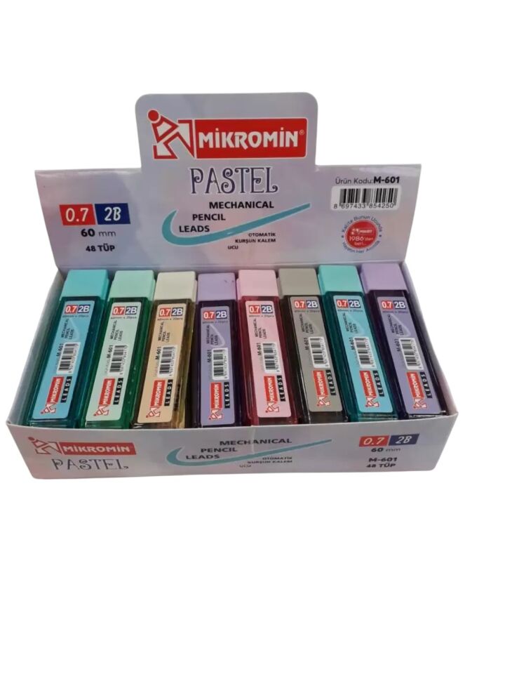 MİKRO M-601 60MM KALEM UCU 0.7 48 Lİ