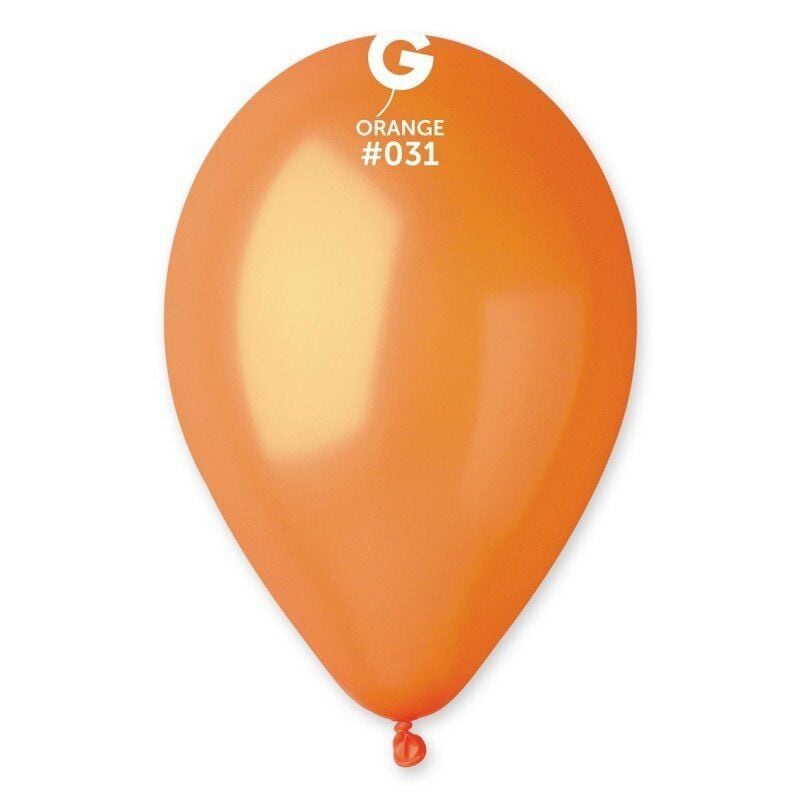 GEMAR METALİK BALON TURUNCU 100 LÜ