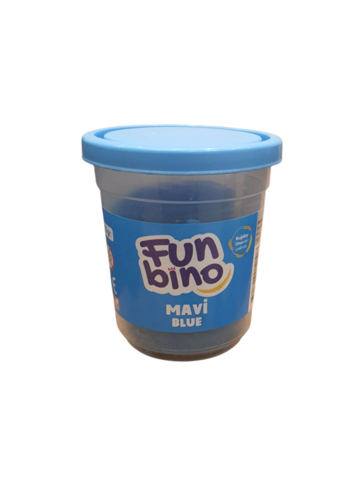 FUN BİNO TEKLİ OYUN HAMURU MAVİ 115 GR