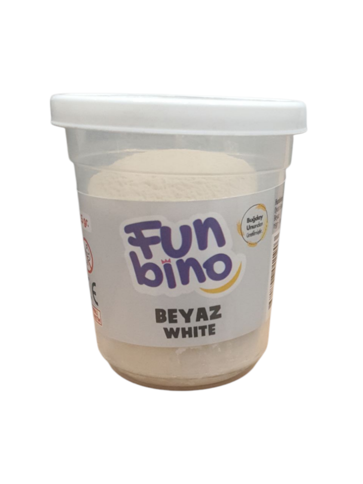 FUN BİNO TEKLİ OYUN HAMURU BEYAZ 115 GR