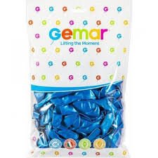 GEMAR METALİK BALON MAVİ 100 LÜ