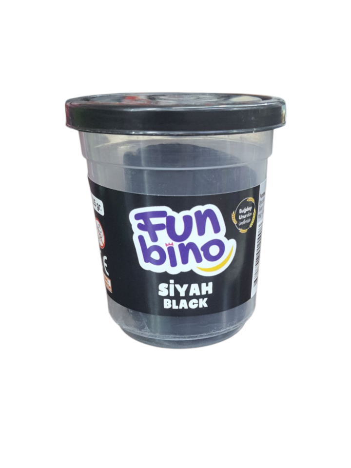 FUN BİNO TEKLİ OYUN HAMURU SİYAH 115 GR