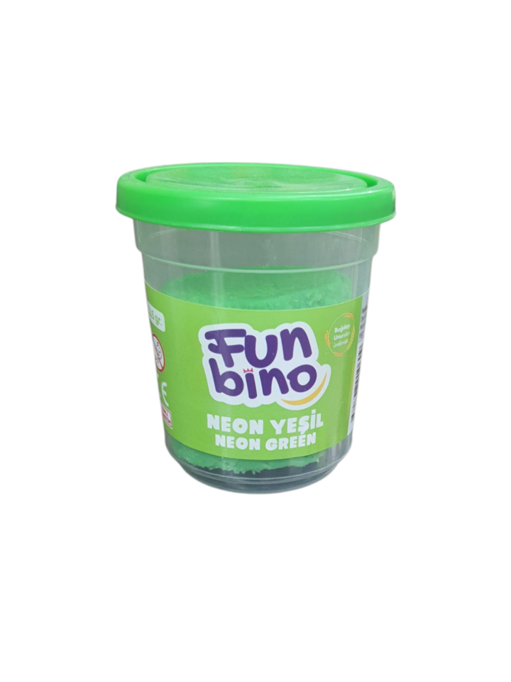 FUN BİNO NEON YEŞİL TEKLİ OYUN HAMURU