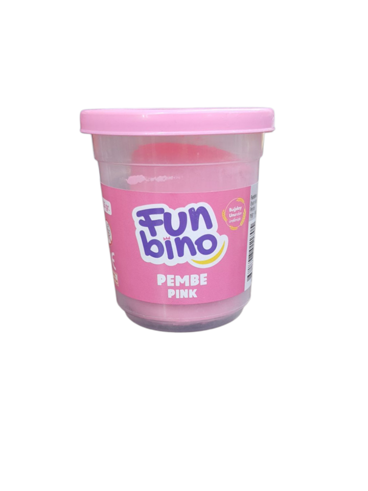 FUN BİNO TEKLİ OYUN HAMURU PEMBE 115 GR