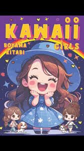 POPSTİCKER KAWAİ KIZLAR BOYAMA KİTABI