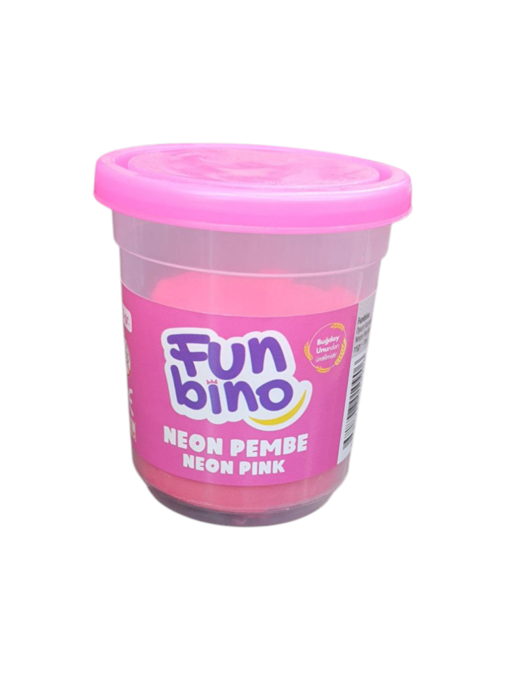 FUN BİNO TEKLİ OYUN HAMURU NEON PEMBE 115 GR