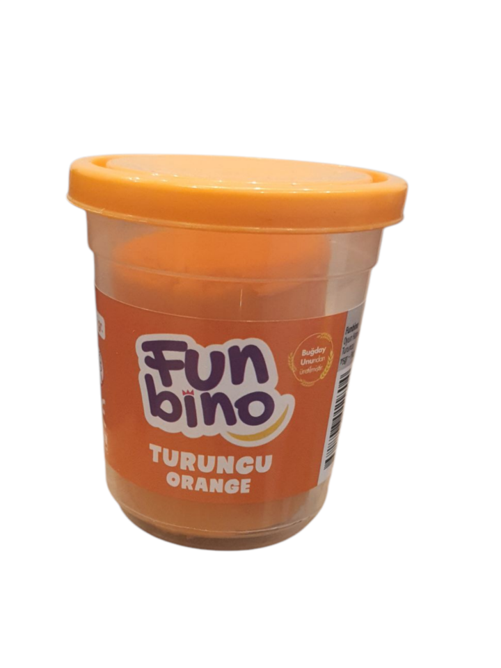 FUN BİNO TEKLİ OYUN HAMURU TURUNCU 115 GR
