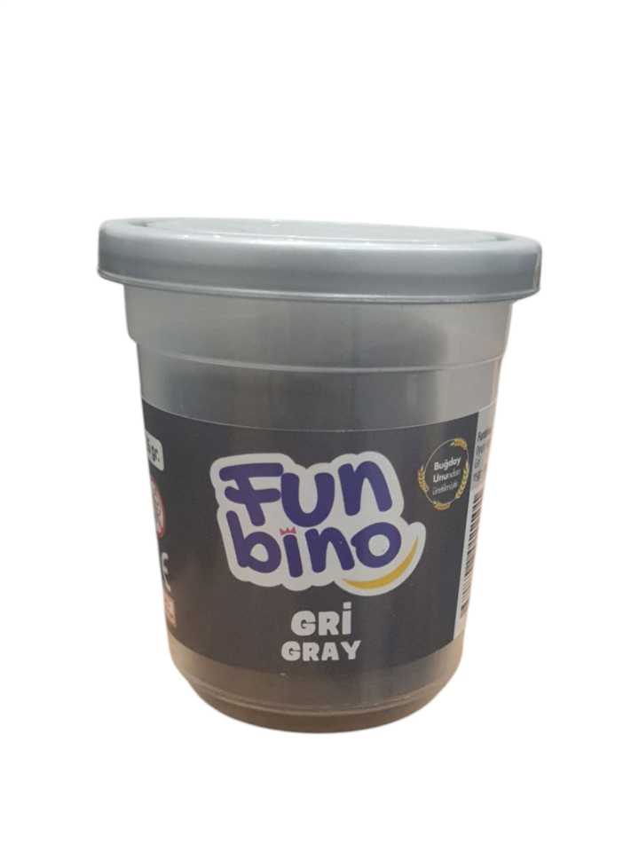 FUN BİNO TEKLİ OYUN HAMURU GRİ 115 GR
