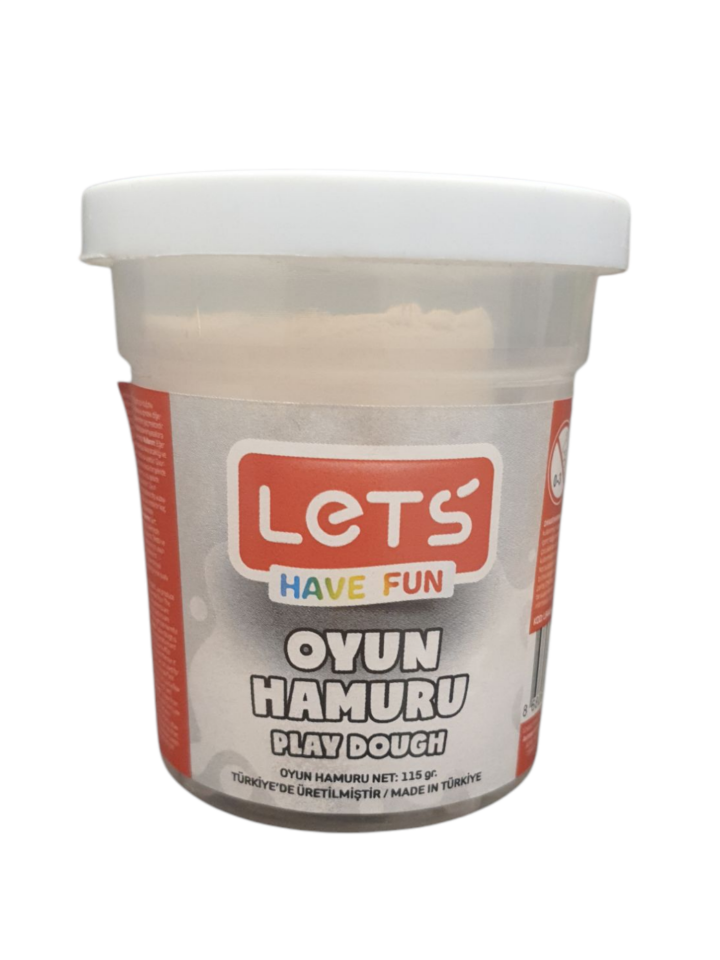 LETS TEKLİ OYUN HAMURU 115 GR BEYAZ